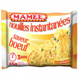 MAMEE - Nouilles déshydratées saveur Buf - sachet de 85 g Sonico.fr