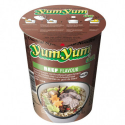 YUM YUM - Soupe nouille Saveur Boeuf - pot de 70 g Sonico.fr