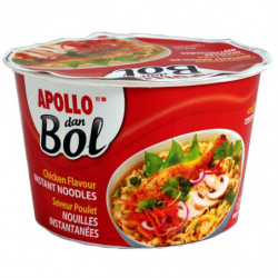 APOLLO - Nouilles dan bol saveur Poulet - pot de 85 g Sonico.fr
