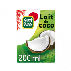 SUZI WAN - Lait de Coco - brique de 200 ml Sonico.fr
