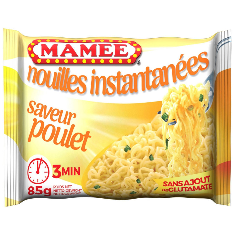 MAMEE - Nouilles déshydratées saveur Poulet - sachet de 85 g Sonico.fr