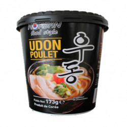 KOREAN FOOD STYLE - Nouilles Udon Poulet - pot de 173 g Sonico.fr