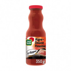 SUZI WAN - Sauce aigre-douce pimentée à dipper - flacon de 350 g Sonico.fr