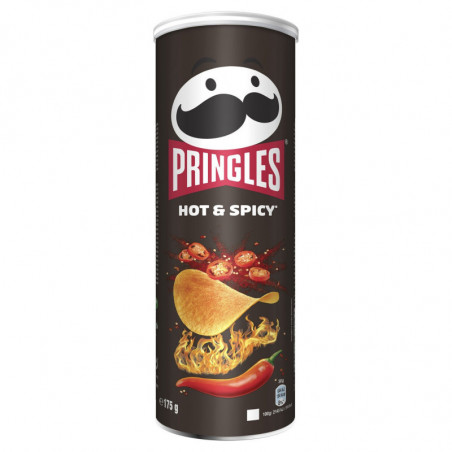 PRINGLES - Chips Tuiles Hot Spicy - boite de 175 g Sonico.fr