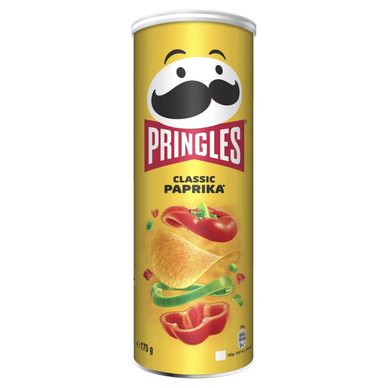 PRINGLES - Chips tuiles Paprika - boîte de 175 g Sonico.fr