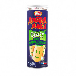VICO - Monster Munch Chips tuiles goût crème et oignon - boite de 150 g Sonico.fr