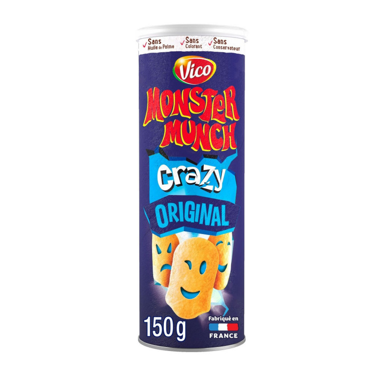 VICO - Monster Munch Chips Crazy Original - boite de 150 g Sonico.fr