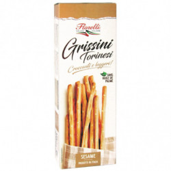 FLORELLI - Grissini torinesi au sésame Gressins sésame - boite de 125 g Sonico.fr