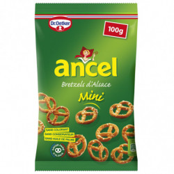 ANCEL - Bretzels Mini Biscuits apéritifs - paquet de 100 g Sonico.fr
