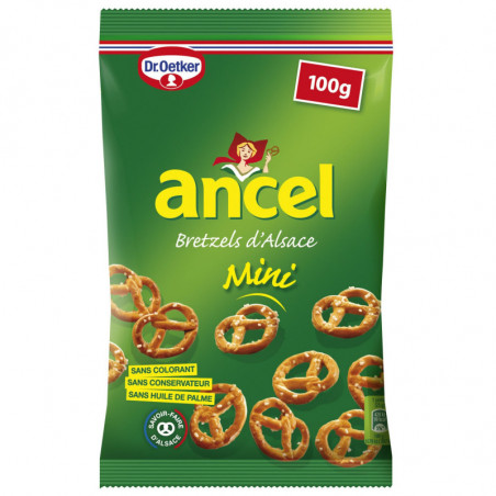 ANCEL - Bretzels Mini Biscuits apéritifs - paquet de 100 g Sonico.fr