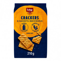 SCHAR - Crackers sans gluten sans lactose - sachet de 210 g Sonico.fr