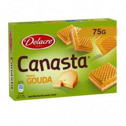 DELACRE - Canasta Biscuits Fourrés Gouda - boite de 75 g Sonico.fr