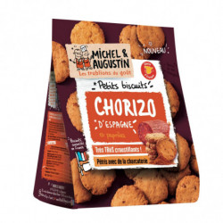 MICHEL ET AUGUSTIN - Petits Biscuits Chorizo d'Espagne - sachet de 90 g Sonico.fr