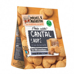 MICHEL ET AUGUSTIN - Petits sablés Cantal AOP - sachet de 100 g Sonico.fr
