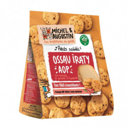 MICHEL ET AUGUSTIN - Petits sablés Ossau Iraty AOP - sachet de 100 g Sonico.fr
