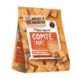 MICHEL ET AUGUSTIN - Petits beurre Comté AOP Poivre - sachet de 100 g Sonico.fr