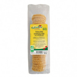 NATURALINE - Biscuits apéritifs Thalers d'épeautre Fromage - paquet de 100 g Sonico.fr