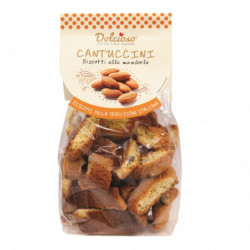 DOLCIOSO - Biscuits apéritifs Cantucci Amandes - paquet de 250 g Sonico.fr