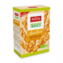 KAMBLY -  ApériTwist Bio Gruyère AOP Biscuits apéritifs - boite de 100 g Sonico.fr