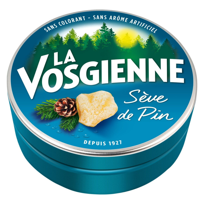 LA VOSGIENNE - Bonbons à la sève de pin - boîte de 125 g Sonico.fr