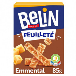 BELIN - Feuilleté à l'Emmental Biscuits apéritifs Crackers - boîte de 85 g Sonico.fr