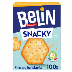 BELIN - Snacky Biscuits apéritifs Crackers - boîte de 100 g Sonico.fr