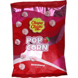 CHUPA CHUPS - Pop Corn Strawberry Fraise - paquet de 135 g Sonico.fr