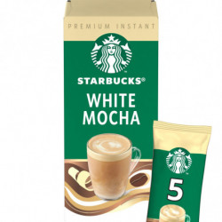 STARBUCKS - White Mocha Café Soluble - boite de 5 sticks Sonico.fr
