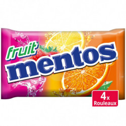 MENTOS - Bonbons parfums Fruits - paquet de 152 g Sonico.fr
