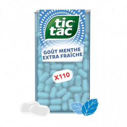 TIC TAC - Bonbons Menthe Extra Fraîche - boite de 54 g Sonico.fr