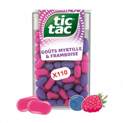 TIC TAC - Bonbons Myrtille Framboise - boite de 54 g Sonico.fr