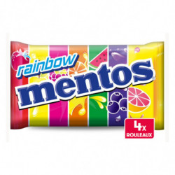 MENTOS - Rainbow Bonbons parfums fruités - paquet de 150 g Sonico.fr