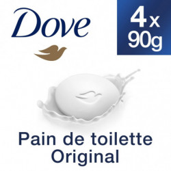 DOVE - Original Savon Pain de Toilette - paquet de 4x90g Sonico.fr