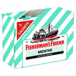 FISHERMAN'S FRIEND - Bonbons Menthe sans sucres - boite de 75 g Sonico.fr