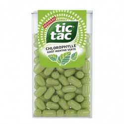 TIC TAC - Bonbons Chlorophylle Gout Menthe Verte - boite de 54 g Sonico.fr