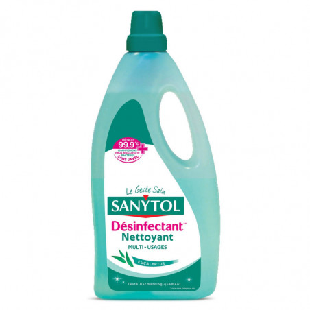 SANYTOL - Désinfectant multi-usage eucalyptus Nettoyant Ménager - flacon de 1 l Sonico.fr