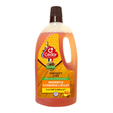 O CEDAR - Parquet Ciré Nettoyant Ménager - flacon de 1 l Sonico.fr