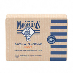 LE PETIT MARSEILLAIS - Savon À L'Ancienne Brut Mains Et Corps - savon de 300 g Sonico.fr
