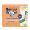 LE PETIT MARSEILLAIS - Savon Extra Doux Fleur D'Oranger Mains Et Corps - paquet de 4 savons de 100 g Sonico.fr