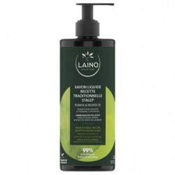 LAINO - Savon Liquide Recette Traditionnelle d'Alep - pompe de 500 ml Sonico.fr