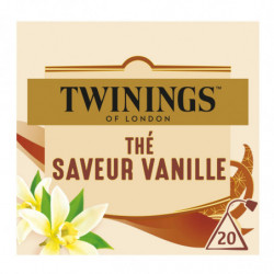 TWININGS - Thé noir à la Vanille - paquet de 20 sachets Sonico.fr