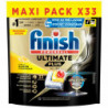 FINISH - Citron Powerball Ultimate Plus All In 1 Tablettes lave-vaisselle - paquet de 33 capsules Sonico.fr