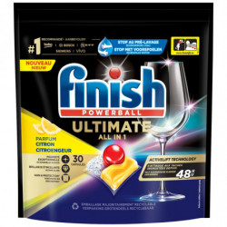 FINISH - Citron Powerball Ultimate  All In 1 Tablettes lave-vaisselle - sachet de 30 tablettes Sonico.fr