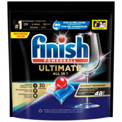 FINISH - Powerball Ultimate  All In 1 Tablettes lave-vaisselle - sachet de 30 tablettes Sonico.fr