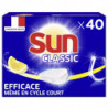 SUN - Citron Classic Tablette Lave-Vaisselle - boîte de 40 tablettes Sonico.fr