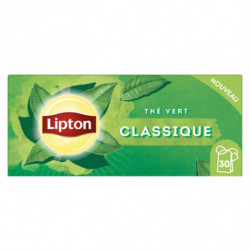 LIPTON - Thé vert Classique - boîte de 30 sachets - 48 g Sonico.fr