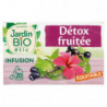JARDIN BIO ETIC - Infusion Détox fruitée - boîte de 20 sachets Sonico.fr