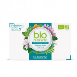 BIONUTRISANTE - Infusion confort de la gorge Bio - boîte de 20 sachets Sonico.fr