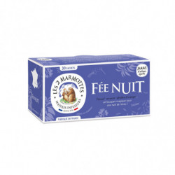 LES 2 MARMOTTES - Infusion Fée Nuit - boîte de 30 sachets Sonico.fr