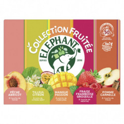 ELEPHANT - Coffret découverte Infusions parfumées - coffret de 50 sachets Sonico.fr